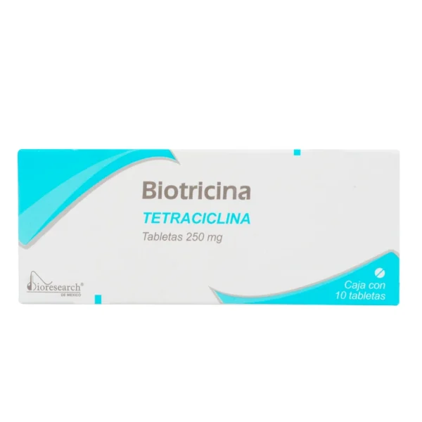 Tetraciclina 250 Mg Tab 10